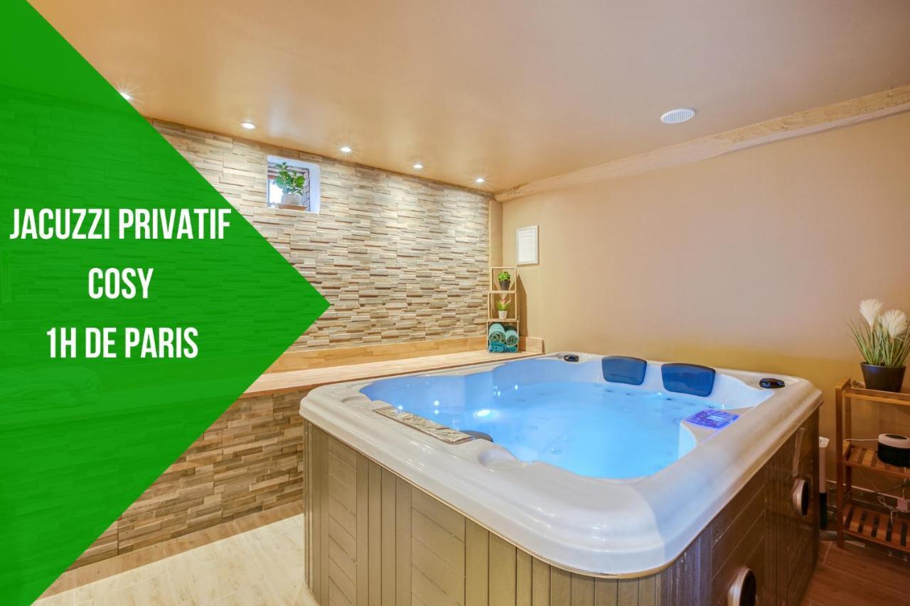 Gite La Fontaine -Cozy-1H De Paris -Jacuzzi Privatif La Boissiere  외부 사진